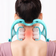 Multifunctional Manual Six-Wheel Neck Massager