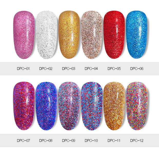 Laser glitter nail powder