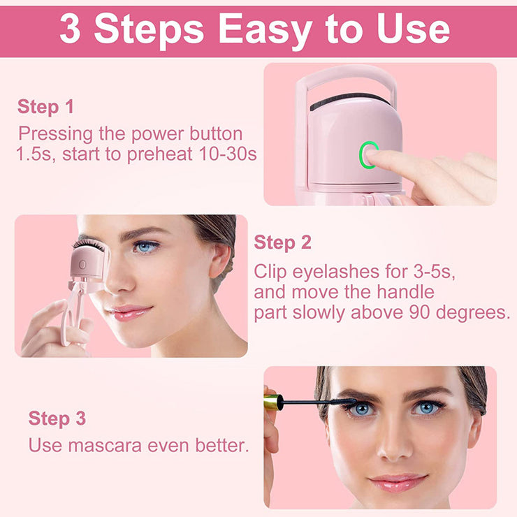 Portable Heated Eyelash Curler