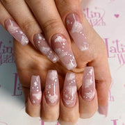 Flame Pattern False Nails