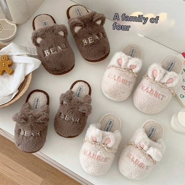 Cute Cartoon Cotton Slippers