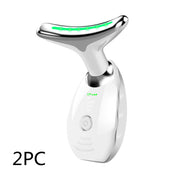 Neck Facial Beauty Device Color LED Photon Therapy Skin Tightening machine