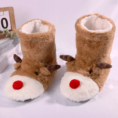 Indoor Warm Christmas Series Cotton Slippers