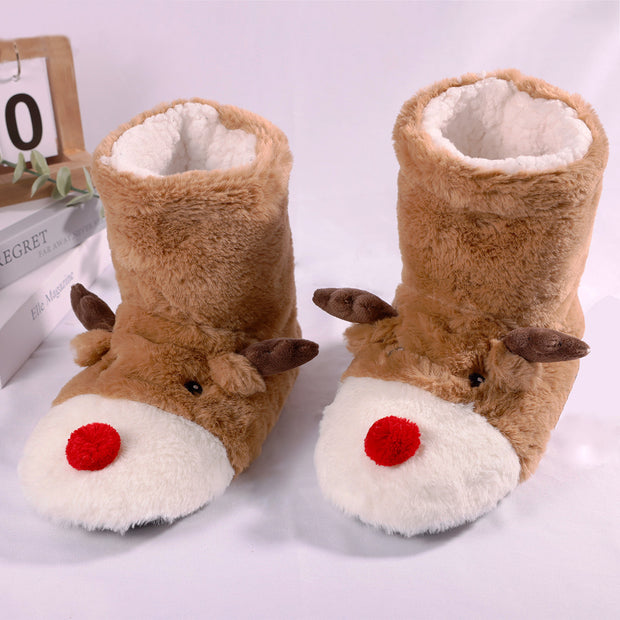 Indoor Warm Christmas Series Cotton Slippers