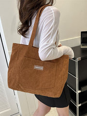 Fashion Corduroy Shoulder Bag