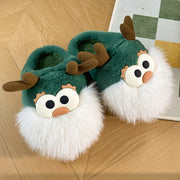 Christmas Deer Cotton Slippers