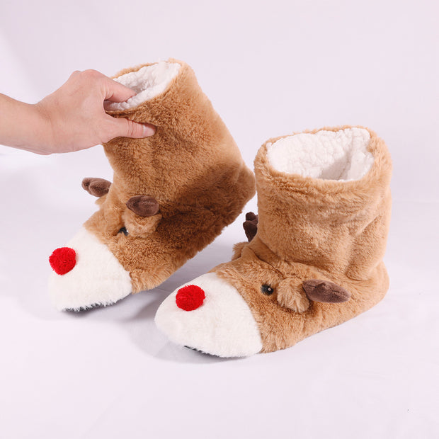 Indoor Warm Christmas Series Cotton Slippers